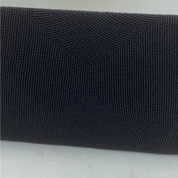 Vintage Vivant by Sarne Hand Made Black Beaded Evening Bag - Picture 4 of 8